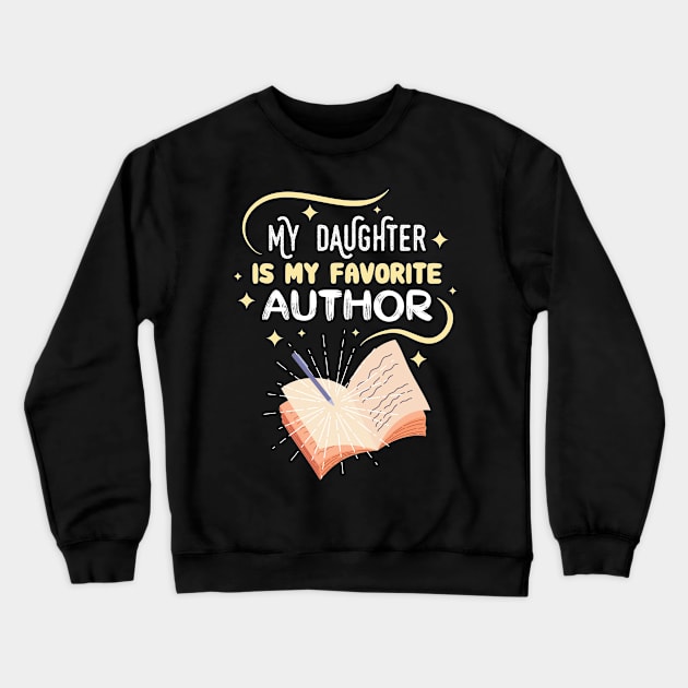 Writing - Favorite Author - Funny Writer Gift Crewneck Sweatshirt by Fresan